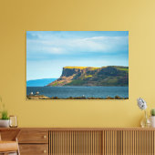 Fair Head kustcanvasprint | Ierse kliffen Canvas Afdruk (Insitu (Woonkamer))