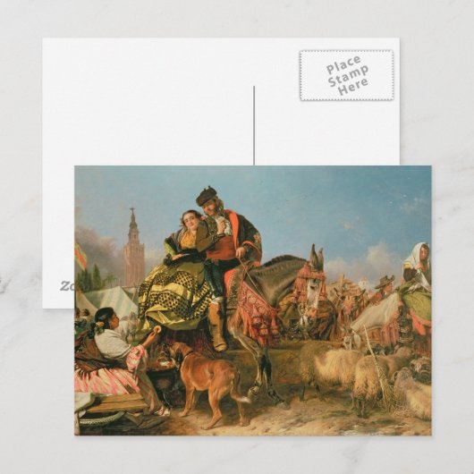 Fair in Sevilla Briefkaart (Voorkant / Achterkant)