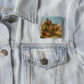 Fair in Sevilla Vierkante Button 5,1 Cm (In situ)