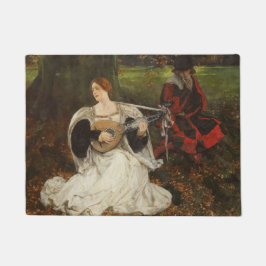 Fair is my Love (door Edwin Austin Abbey) Deurmat