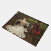 Fair is my Love (door Edwin Austin Abbey) Deurmat (Schuin)