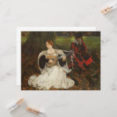 Fair is my Love (door Edwin Austin Abbey) Kaart (Voorkant / Achterkant in situ)