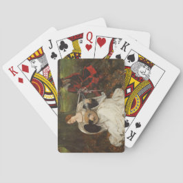 Fair is my Love (door Edwin Austin Abbey) Pokerkaarten