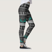 Fair Isle (aanpasbare kleurrendieren) Leggings (Rechts)