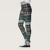 Fair Isle (aanpasbare kleurrendieren) Leggings (Links)