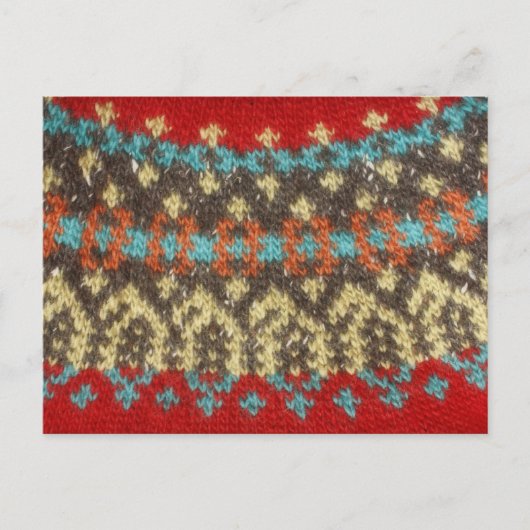 Fair Isle Briefkaart (Voorkant)