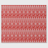 Fair Isle Christmas Cadeaupapier (Vlak)