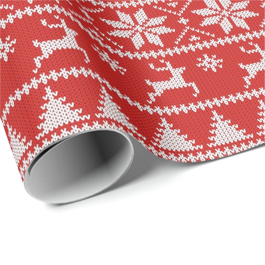 Fair Isle Christmas Cadeaupapier (Rol Hoek)