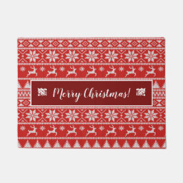 Fair Isle Christmas Deurmat