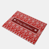 Fair Isle Christmas Deurmat (Schuin)