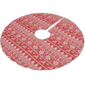 Fair Isle Christmas Kerstboom Rok (Gekanteld)