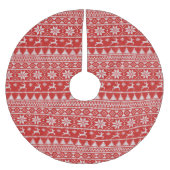 Fair Isle Christmas Kerstboom Rok (Voorkant)