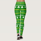Fair Isle Clover St. Patrick's Day Leggings (Achterkant)