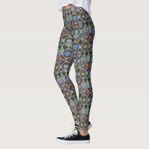 Fair Isle Cute Alien Knesset Sweater Pattern Leggings