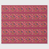 Fair Isle design inpakpapier (Vlak)