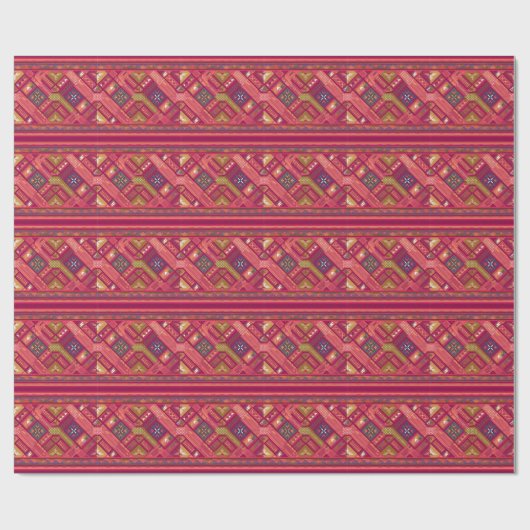 Fair Isle design inpakpapier (Vlak)