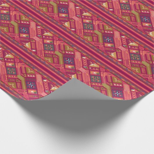 Fair Isle design inpakpapier (Hoek)