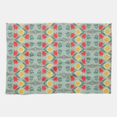 Fair isle fairle florretro hipster patroon theedoek (Horizontaal)