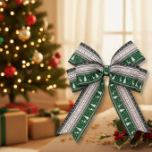 Fair Isle Holiday Knit Grosgrain Lint