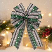 Fair Isle Holiday Knit Grosgrain Lint