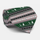 Fair Isle Holiday Knit Stropdas (Opgerold)