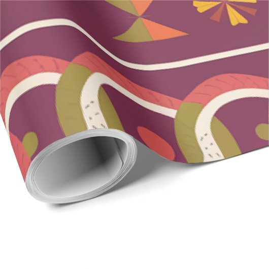 Fair Isle Kerstmis 1 Cadeaupapier (Rol Hoek)