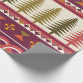 Fair Isle Kerstmis 1 Cadeaupapier (Hoek)