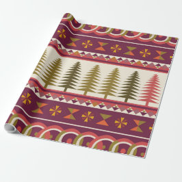 Fair Isle Kerstmis 1 Cadeaupapier