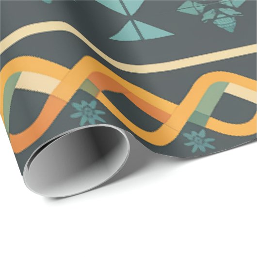 Fair Isle Kerstmis 2 Cadeaupapier (Rol Hoek)