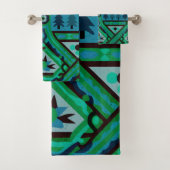 Fair Isle Kerstmis 3 Bad Handdoek (Insitu)