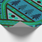 Fair Isle Kerstmis 3 Cadeaupapier (Hoek)