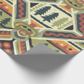 Fair Isle Kerstmis 4 Cadeaupapier (Hoek)