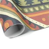 Fair Isle Kerstmis 4 Cadeaupapier (Rol Hoek)