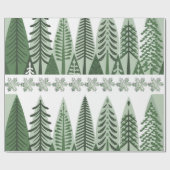 Fair Isle Kerstmis 7 Cadeaupapier (Vlak)