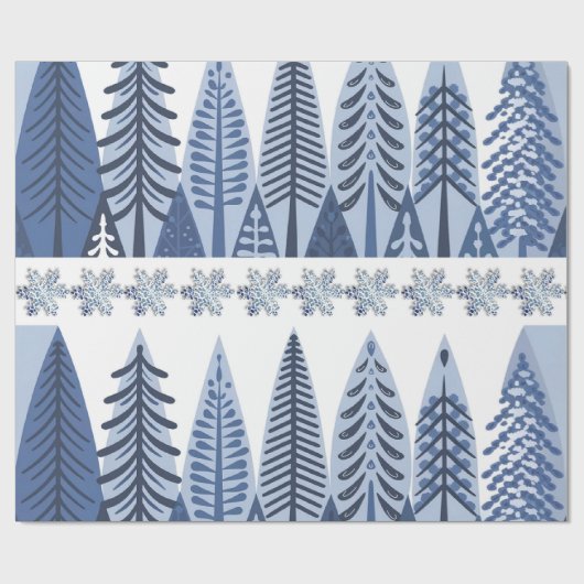 Fair Isle Kerstmis 7 Cadeaupapier (Vlak)