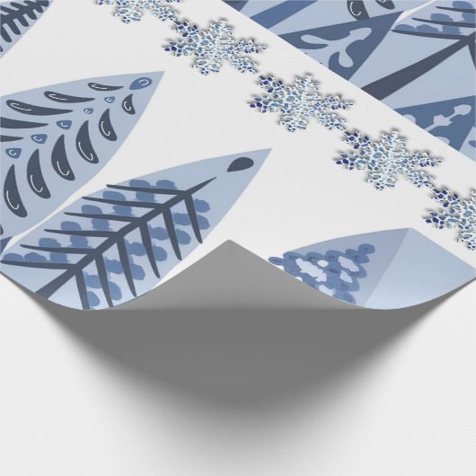 Fair Isle Kerstmis 7 Cadeaupapier (Hoek)