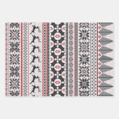 Fair Isle Knit Sweater Inpakpapier Vel (Voorkant 3)