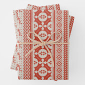 Fair Isle Knit Sweater Inpakpapier Vel (In situ)