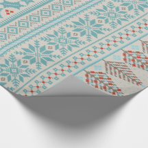 Fair Isle Knit trui inpakpapier