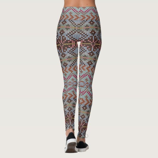 Fair Isle Leggings (Achterkant)