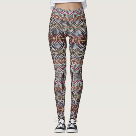 Fair Isle Leggings (Voorkant)