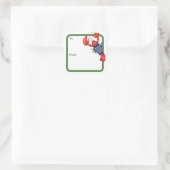 Fair Isle Lobsters Square Sticker (Tas)