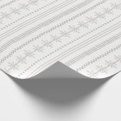 Fair Isle - Neutral Holiday Cadeaupapier (Hoek)