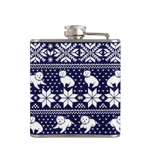 Fair Isle Westies Flask Heupfles (Achterkant)