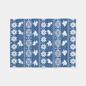 Fair Isle Westies Fleece Blanket (Voorkant (Horizontaal))