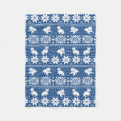 Fair Isle Westies Fleece Blanket (Voorkant)