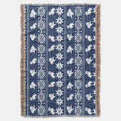 Fair Isle Westies Throw Blanket Deken (Voorkant Verticaal)