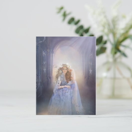 Fair Maiden Briefkaart (Staand voorkant)