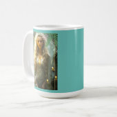 Fair Maiden in de tuin Koffie Mok (Voorkant links)