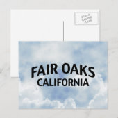 Fair Oaks California Briefkaart (Voorkant / Achterkant)